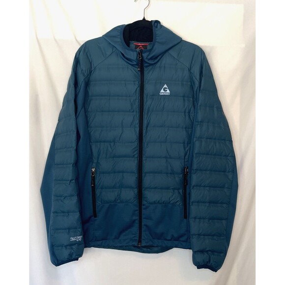 Other - Gerry Puffer Jacket Teal Men's Medium Fillpower 650 Down Full Zip Warm Winter